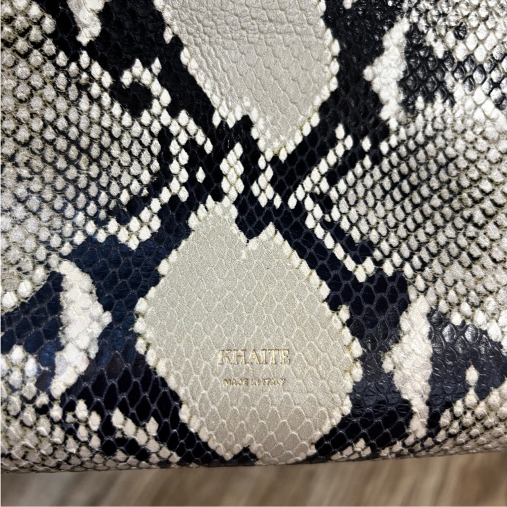 KHAITE Audrey Python Snake Crossbody Shoulder Clu… - image 7